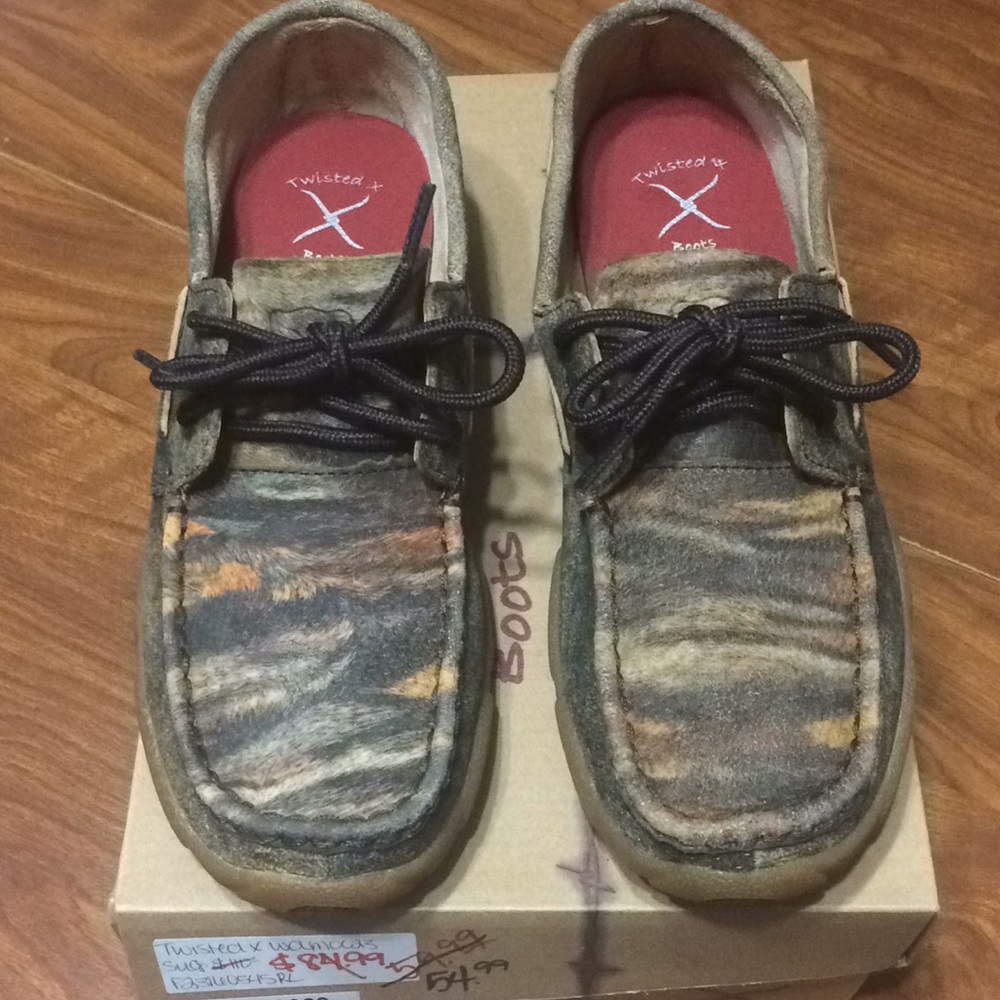 Twisted X Driving Moc Tiger Distressed